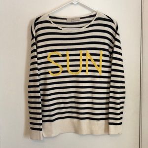 LOFT XS striped sweater